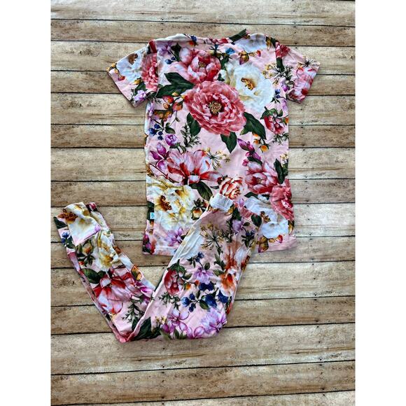 Posh Peanut Marisol Floral Bamboo Pajama Set 4T - Picture 2 of 5